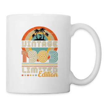 Jahrgang Jahrgang 1983 Geburtstagsgeschenk - Tasse - Weiß - Rechts