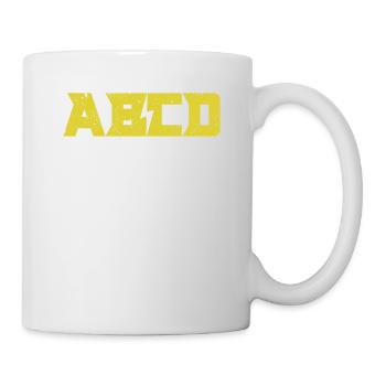 Boys Girl ABCD Funny Rock Teacher Student - Mug - white - Right