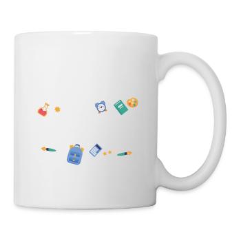 Journée de test amusante de Rock the Staar Journée de jeu de mots - Mug blanc - blanc - Droite
