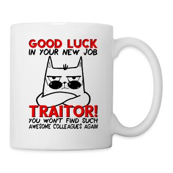 Job change New job farewell farewell gift - Mug - white - Right