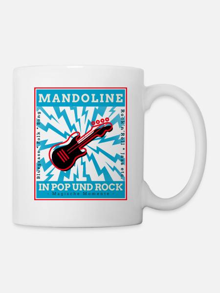 Mandoline in Pop und Rock - Magische Momente - Tasse - Weiß