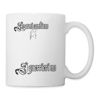 Waffen ändern sich Krieger nicht Soldaten Sparta - Tasse - Weiß - Rechts
