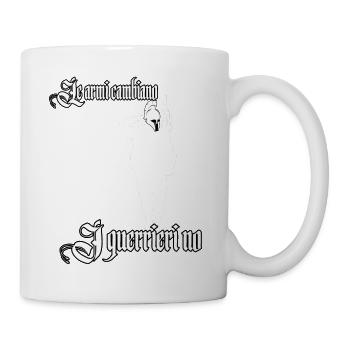 Waffen ändern sich Krieger nicht Soldaten Sparta - Tasse - Weiß - Rechts