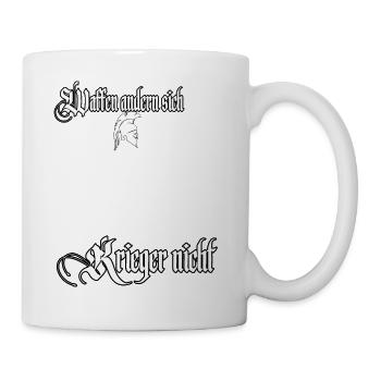 Waffen ändern sich Krieger nicht Soldaten Sparta - Tasse - Weiß - Rechts