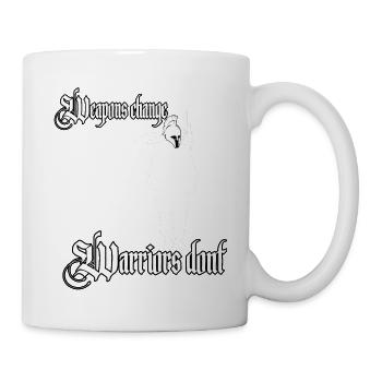 Weapons change, warriors, not soldiers, Sparta - Mug - white - Right