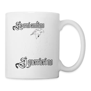 Waffen ändern sich Krieger nicht Soldaten Sparta - Tasse - Weiß - Rechts