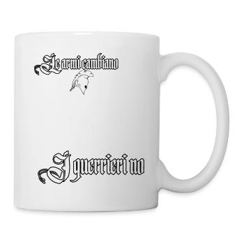 Waffen ändern sich Krieger nicht Soldaten Sparta - Tasse - Weiß - Rechts