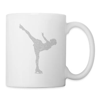Live on the Edge Ice Skating Figure Skater - Mug - white - Right