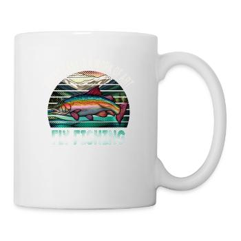 Every Cast is a Work of Art - Fly Fishing - Tasse - Weiß - Rechts