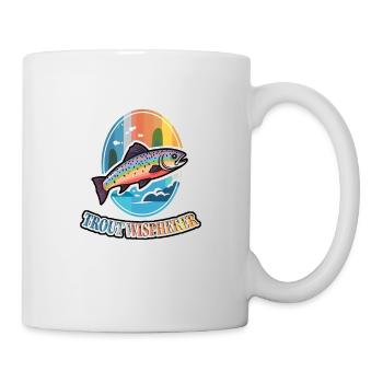 Vintage Rainbow Trout Whisperer - Gear for Fly - Tasse - Weiß - Rechts