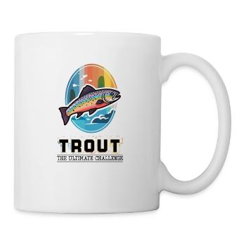 Trout Fishing - The Ultimate Challenge for Fisher - Tasse - Weiß - Rechts