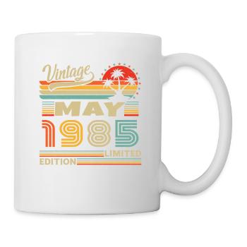 May 1985 Vintage Born in May 1985 Anniversary - Mug - white - Right