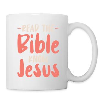 Lire la Bible Foi chrétienne Dieu Jésus - Mug blanc - blanc - Droite