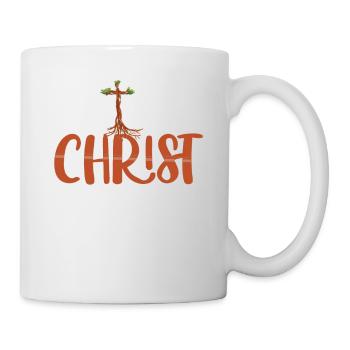 Rooted in Christ of Ephesian Christians - Mug - white - Right