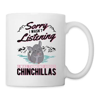 Chinchilla Cadeau Souris Laineuse Chinchilla à queue courte - Mug blanc - blanc - Droite
