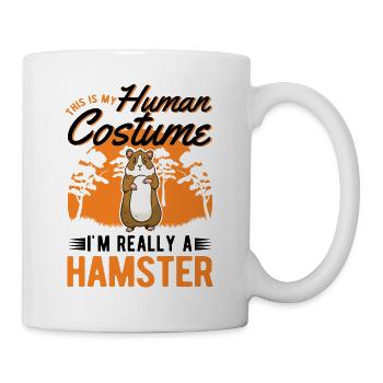Hamster Costume Hamster Wheel Golden Hamster - Mug - white - Right