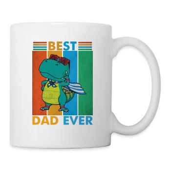 Best Dad promoted Daddy Dad in 2023 - Mug - white - Right