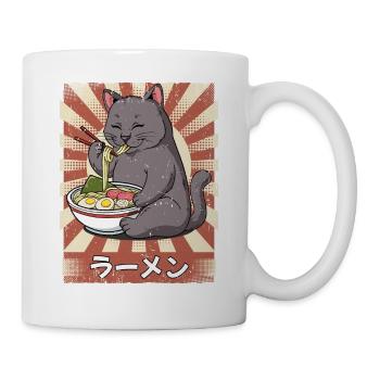 ramen cat noodle soup ramen - Mug - white - Right