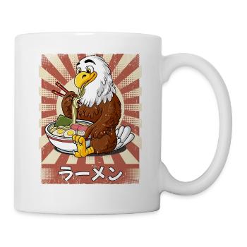 ramen eagle noodle soup ramen - Mug - white - Right