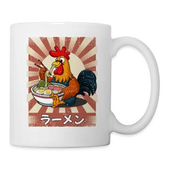 ramen rooster noodle soup ramen - Mug - white - Right
