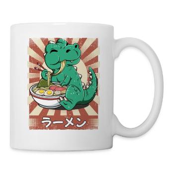 Ramen T-rex Soupe de nouilles Ramen - Mug blanc - blanc - Droite