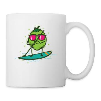 Coconut in SUP Stand up Paddling - Mug - white - Right