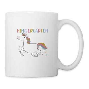Auf Wiedersehen Kindergarten Hallo erste Klasse 1. - Tasse - Weiß - Rechts