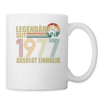 Legendär seit 1977 - Tasse - Weiß - Rechts