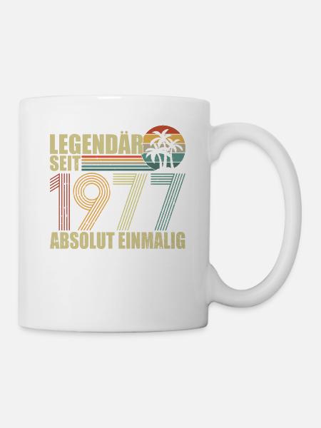 Legendär seit 1977 - Tasse - Weiß
