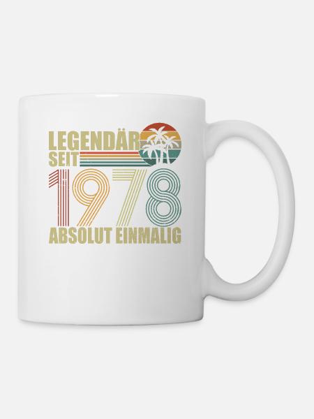 Legendär seit 1978 - Tasse - Weiß