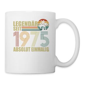 Legendär seit 1975 - Tasse - Weiß - Rechts
