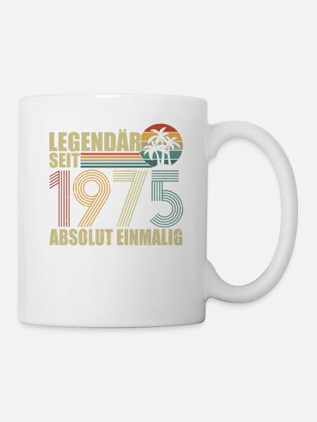 Legendär seit 1975 - Tasse - Weiß