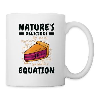 Pi Day Math Pie Pi Symbol Math Number - Mug blanc - blanc - Droite