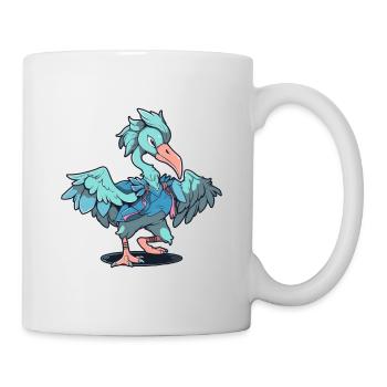 Schuhschnabel Tänzer - Tasse - Weiß - Rechts