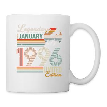 January 1996. Birthday present January 1996. - Mug - white - Right