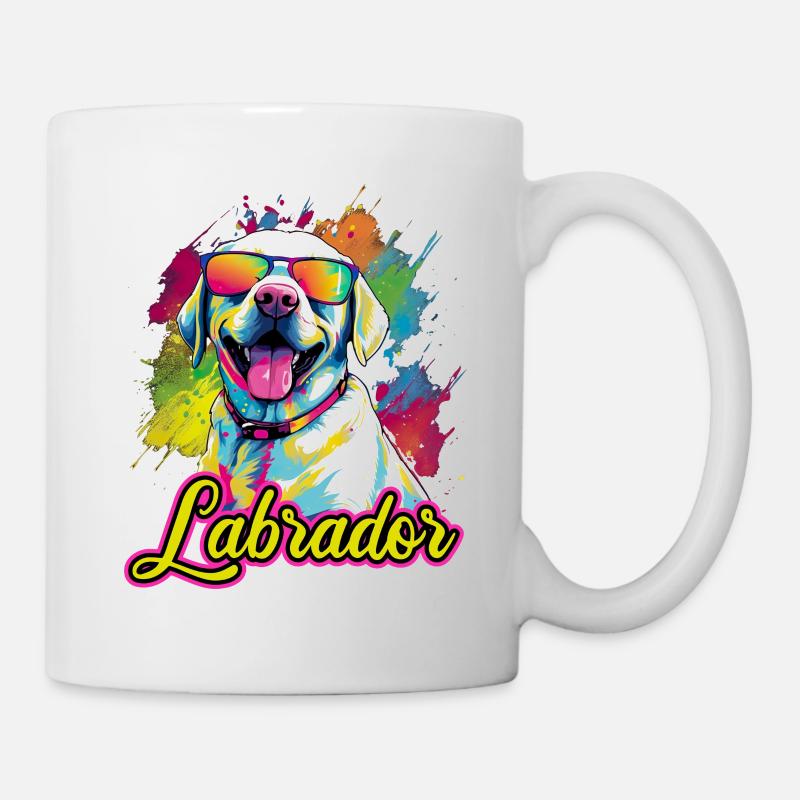 Labrador Hund Hunderasse - Tasse - Weiß