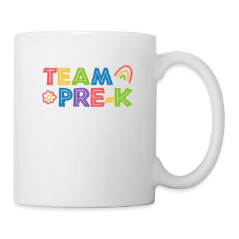 Team Pre-K Graduate Preschool Teacher Student Back - Mug - white - Right