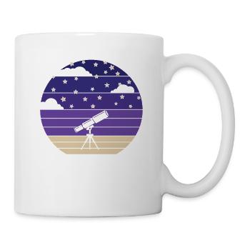 Rétro Cosmologiste Astronomie Photographe Starry Sky - Mug blanc - blanc - Droite