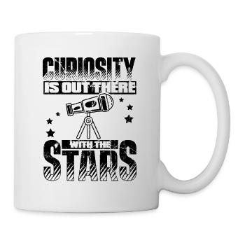 Curiosity Is Out There With The Stars Cosmologist - Mug - white - Right