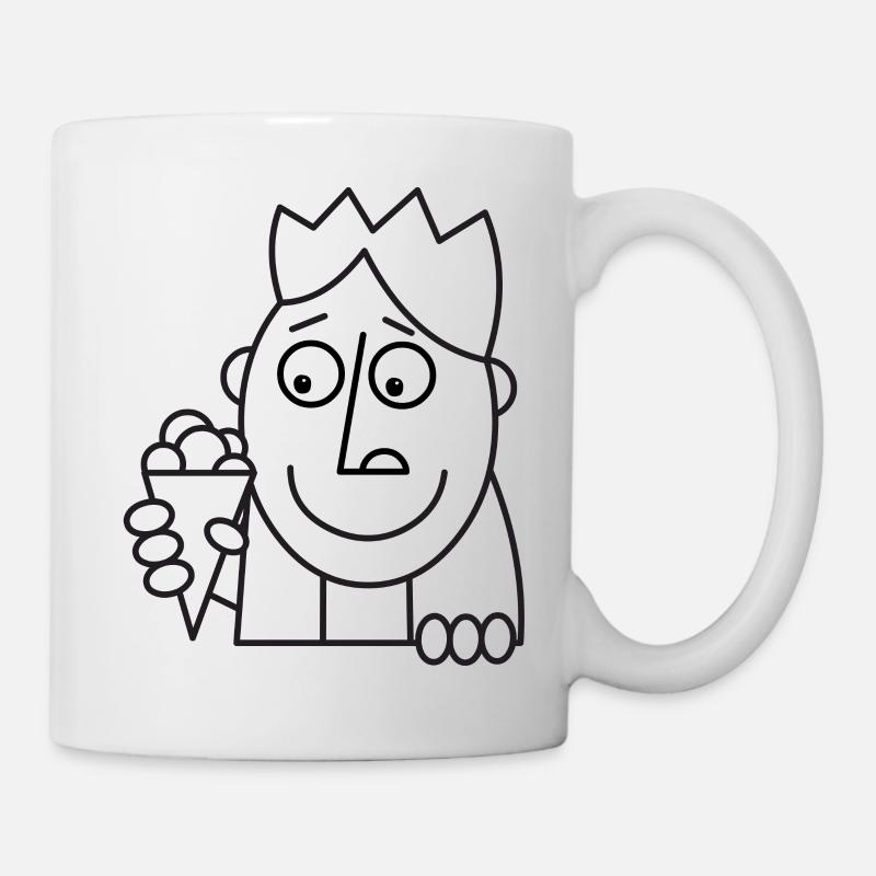 glace! - Mug blanc - blanc
