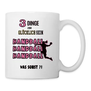 Handball Spielerin Handballerin Handballspielerin - Tasse - Weiß - Rechts