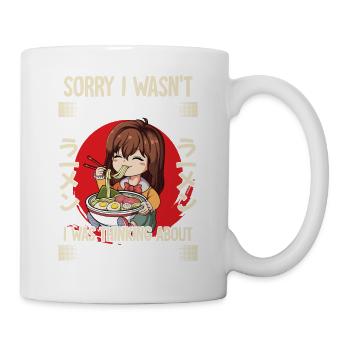 Désolé de ne pas avoir écouté auquel je pensais - Mug blanc - blanc - Droite
