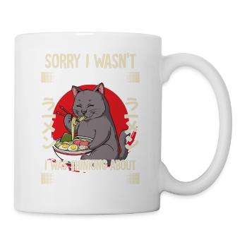 Désolé de ne pas avoir écouté auquel je pensais - Mug blanc - blanc - Droite