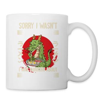 Désolé de ne pas avoir écouté auquel je pensais - Mug blanc - blanc - Droite