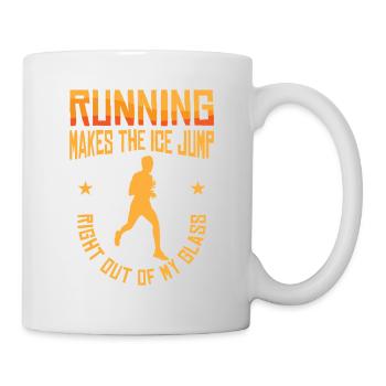 Laufen Läufer Joggen - Tasse - Weiß - Rechts