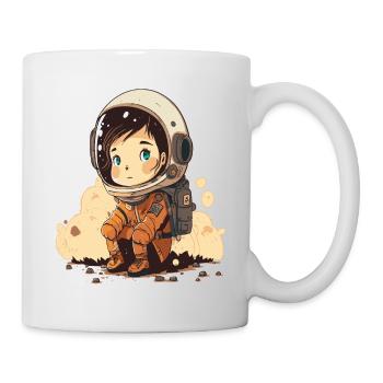 Cute and cute astronauts illustration - Mug - white - Right