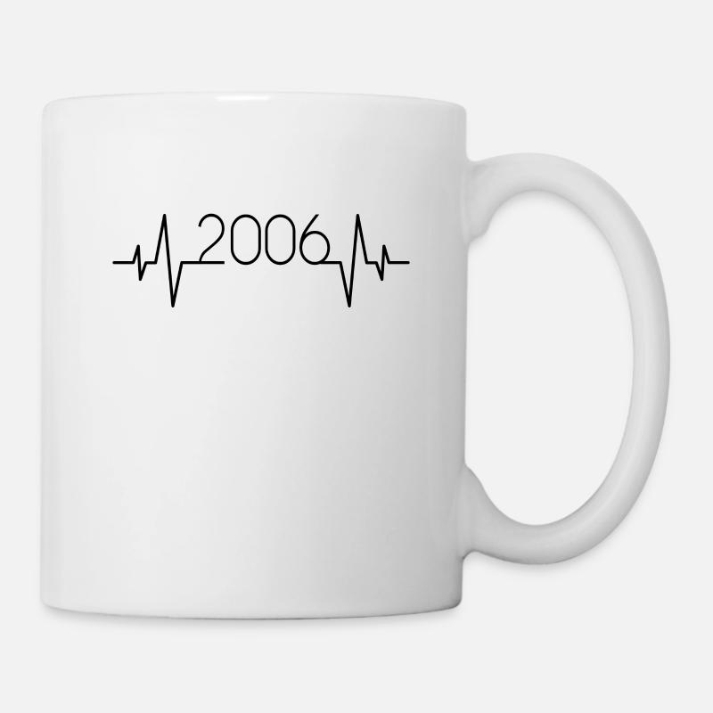 2006 Herzschlag - Tasse - Weiß