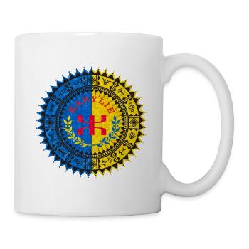 DRAPEAU DE KABYLIE IMAZIGHEN - Mug blanc - blanc - Droite