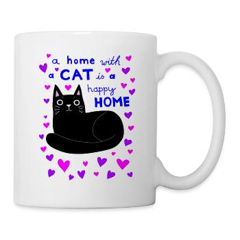 Chat chats beau dicton propriétaire de chat - Mug blanc - blanc - Droite