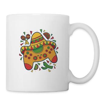 Cinco de Mayo Joystick - Mug blanc - blanc - Droite
